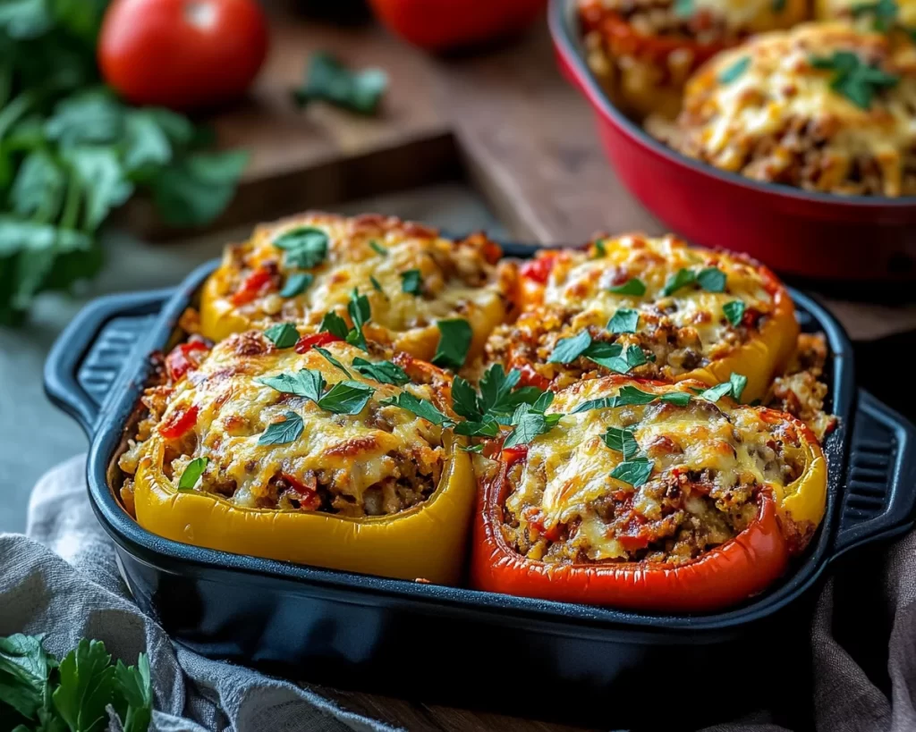 Easy Stuffed Pepper Casserole Recipe