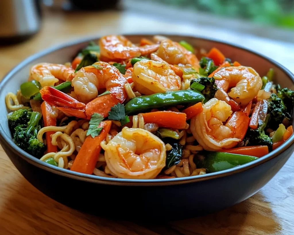 Spring Dinners: Shrimp and Veggie Stir Fry (15 Minutes)