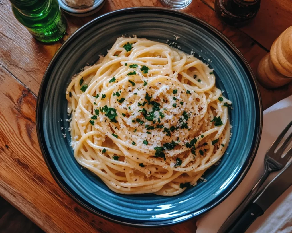 Spring Dinner Party Creamy Goat Cheese Pasta