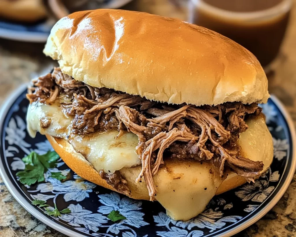 Heavenly Slow Cooker French Dip Sandwich Recipe