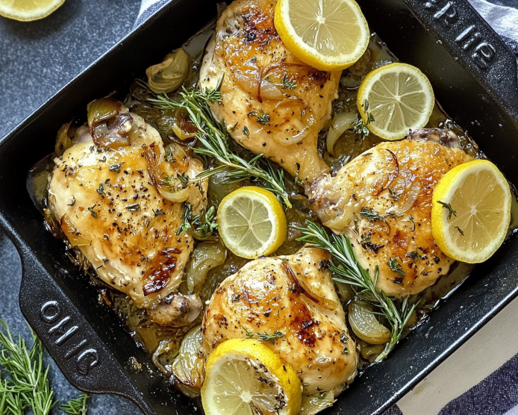 How Can You Make Savory Lemon Shallot Chicken Quickly