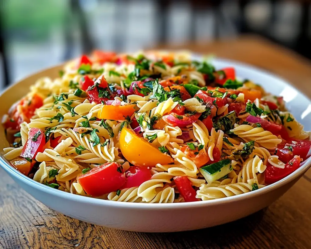 Light Pasta Salad with Olive Oil