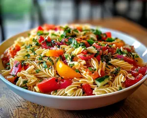 Light Pasta Salad with Olive Oil