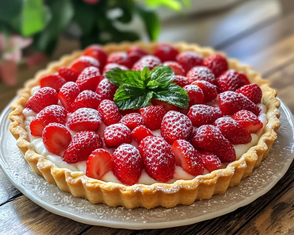 Mother’s Day Strawberry Tart