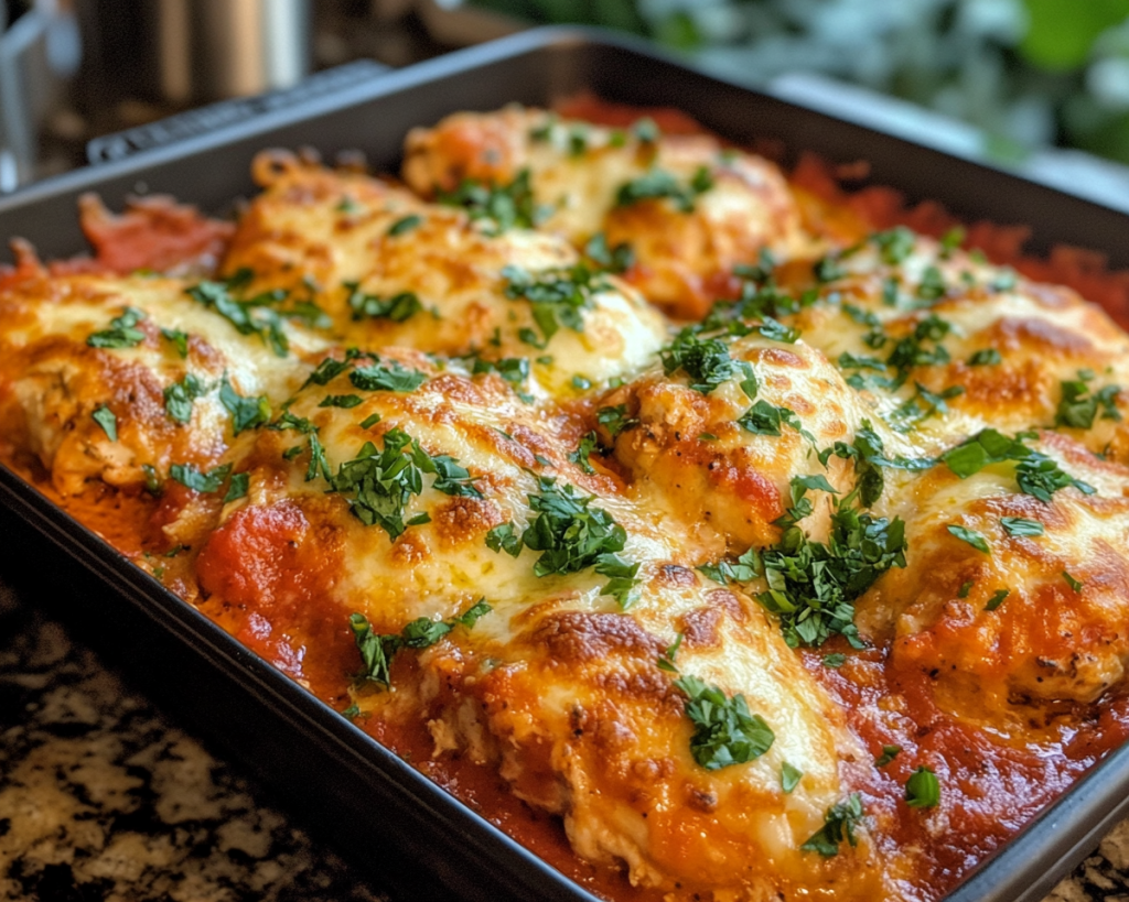 One-Pan Chicken Parmesan Bake