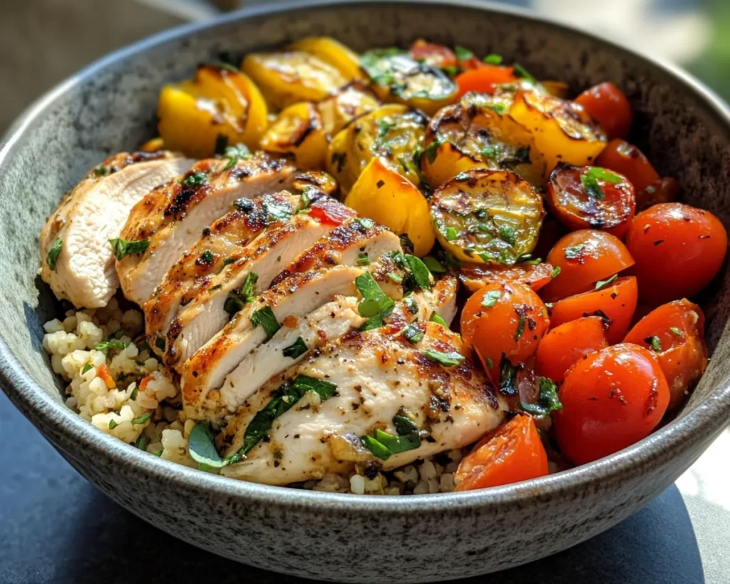 Spring Dinner Party: Mediterranean Chicken Bowl (Fresh)