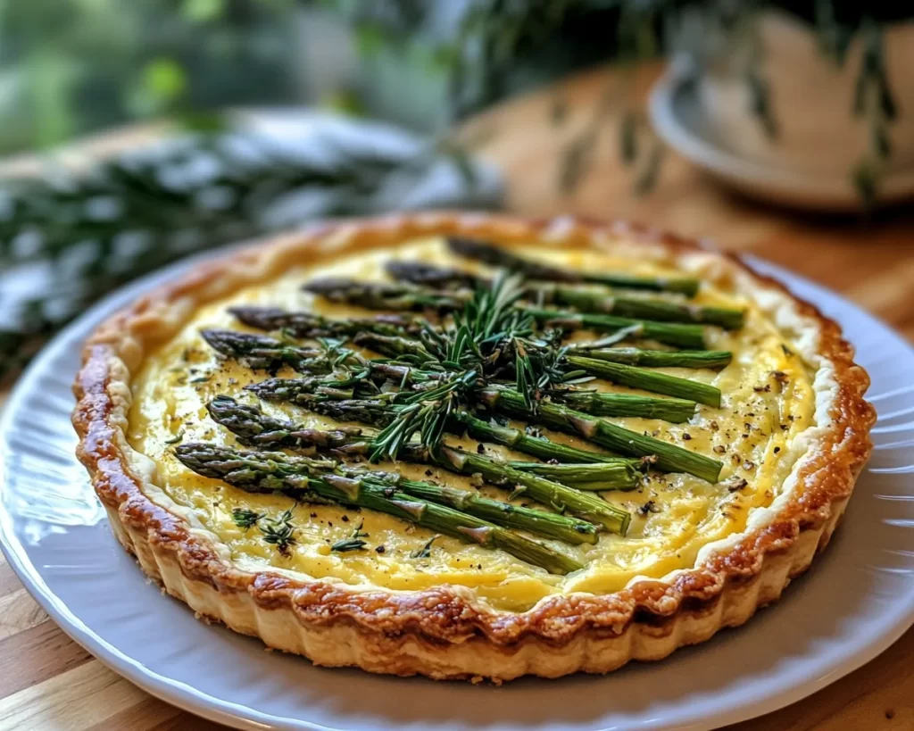 Spring Dinner Party Asparagus Tart
