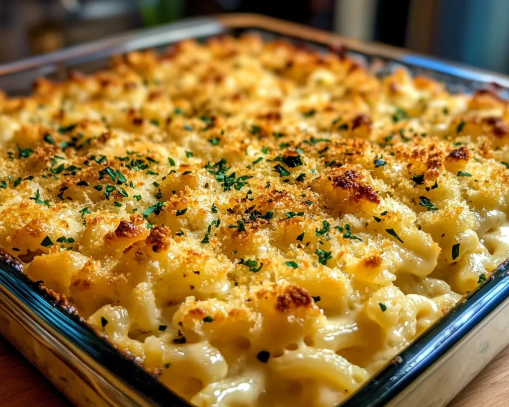 Easter Baked Mac and Cheese Casserole