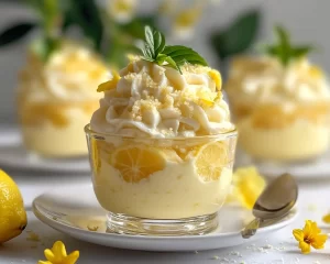 Spring Dessert: Lemon Pudding Cups (Easy)