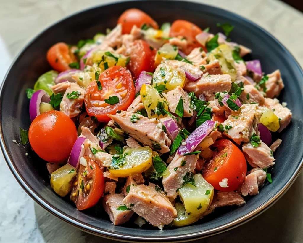 Healthy Mediterranean Tuna Salad
