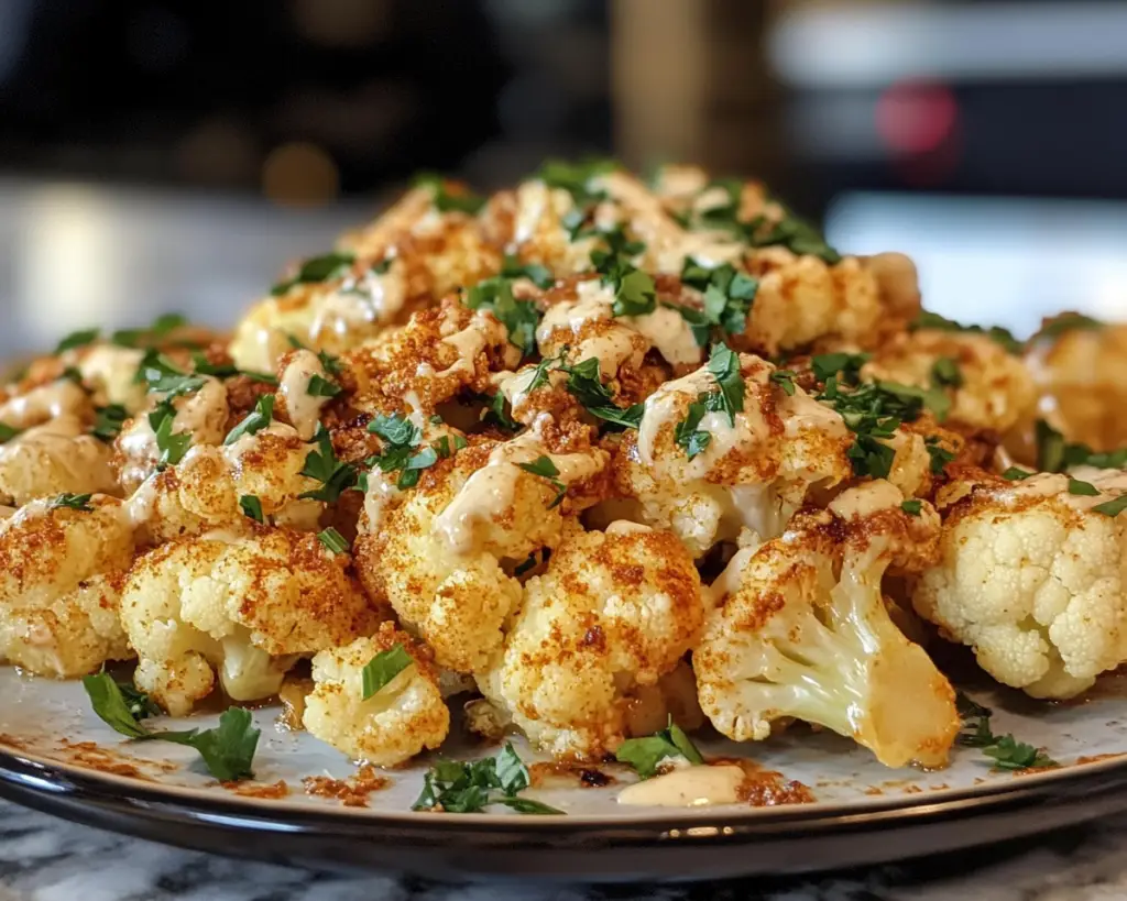 Copycat True Food Tahini Harissa Cauliflower (Roasted & Vegan)