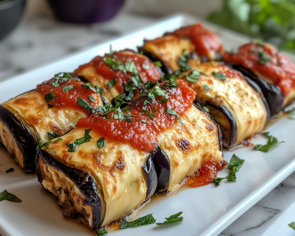 How Can Ricotta Eggplant Roll-Ups Taste This Good