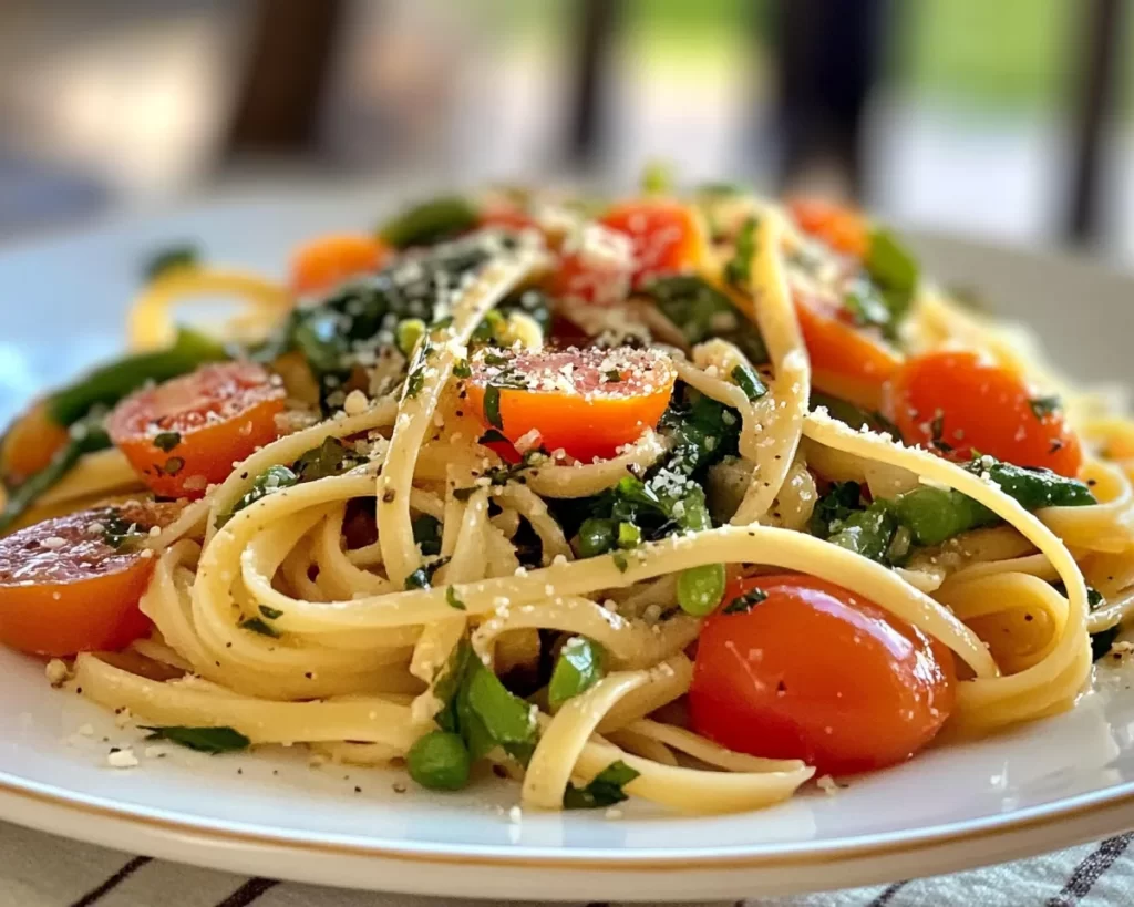Spring Dinners: Healthy Pasta Primavera (Easy)