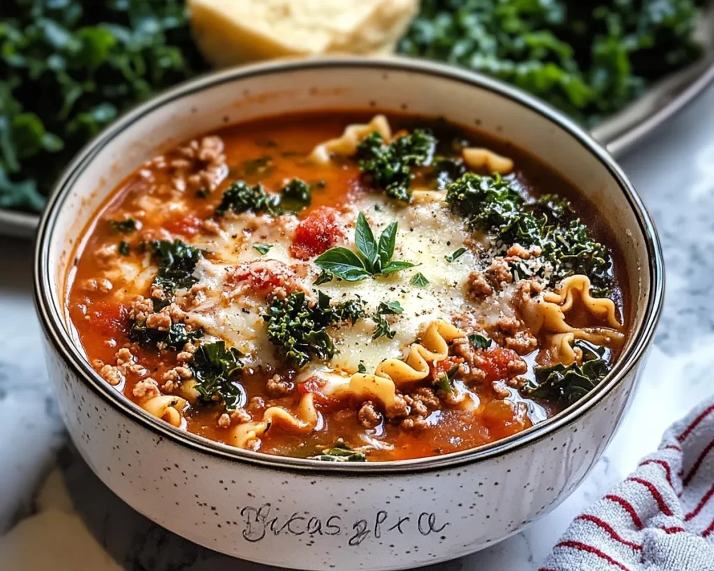 Best Kale Lasagna Soup