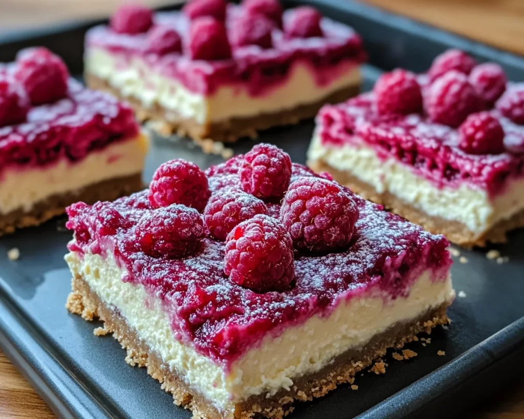 Irresistible Raspberry Cheesecake Bars Recipe