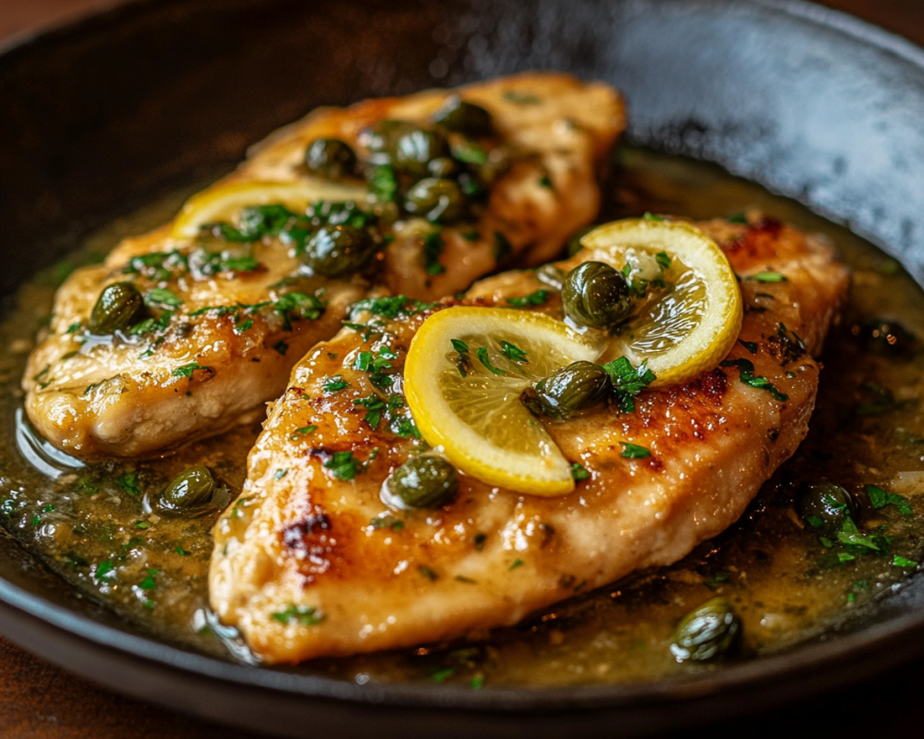 Chicken Piccata with Lemon Capers – Classic Italian