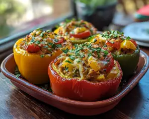 Mediterranean Stuffed Bell Peppers