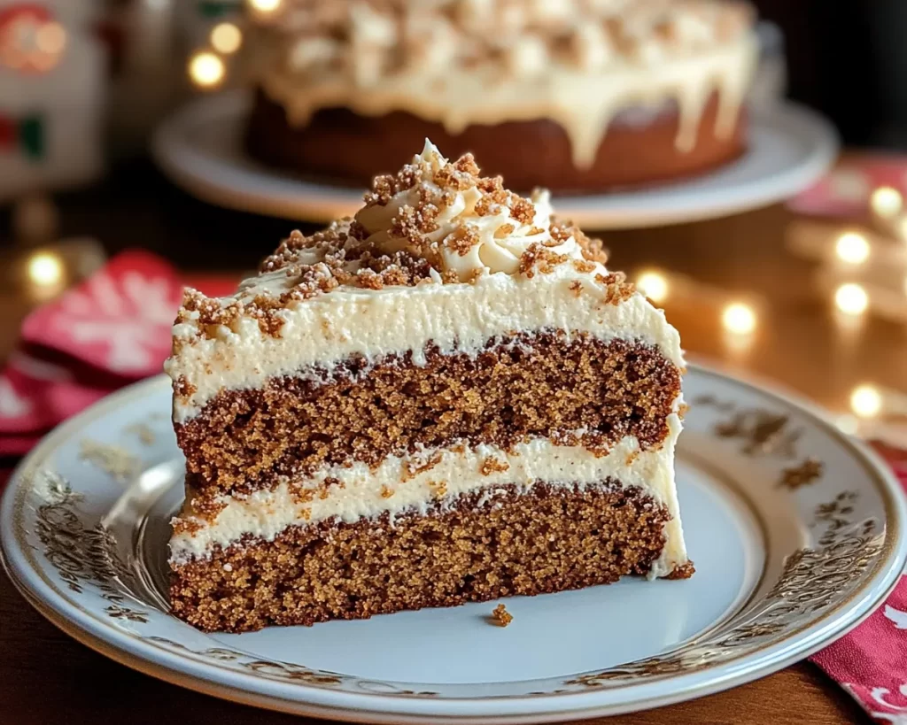 Irresistible Gingerbread Cake with Cream Cheese Frosting
