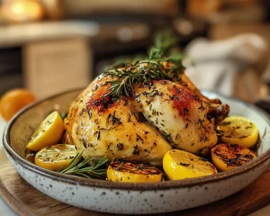 Spring Dinner Party Balsamic Roasted Chicken