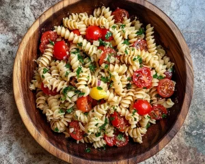 Summer Side Dishes: Lemon Vinegarette Pasta Salad
