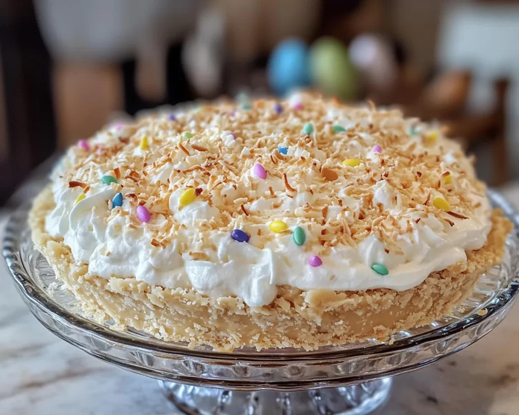 Easter Coconut Cream Pie