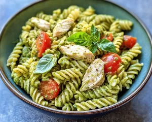 Spring Dinner Party: Chicken Pesto Pasta Salad (Fresh)