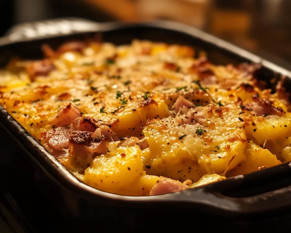 Easter Ham and Potato Casserole