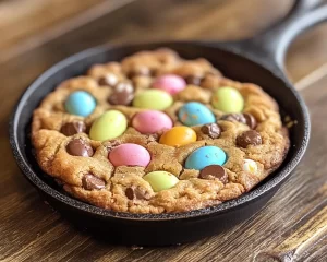 Cadbury Egg Cookies: Mini Egg Cookie Skillet