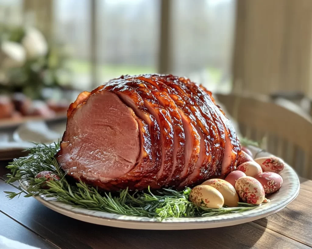 Easter Honey Glazed Ham Dinner