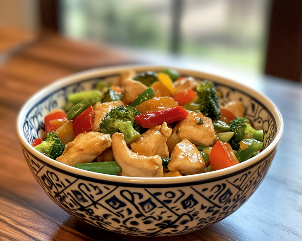 Healthy Chicken Veggie Stir Fry