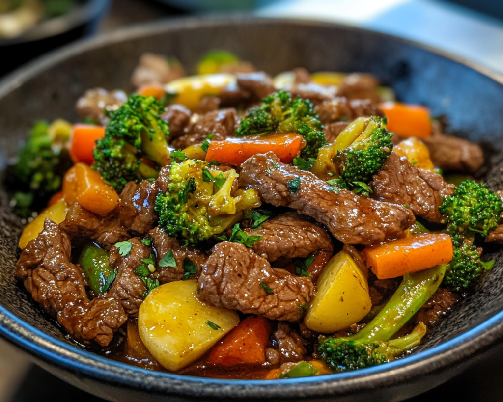 Healthy Beef and Vegetable Stir Fry