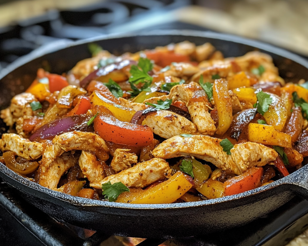 Quick Chicken Fajita Skillet