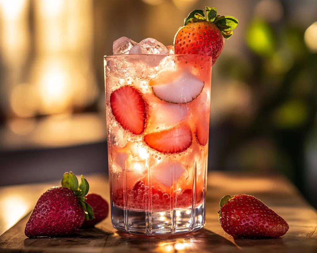 Spring Drinks: Strawberry Coconut Mocktail
