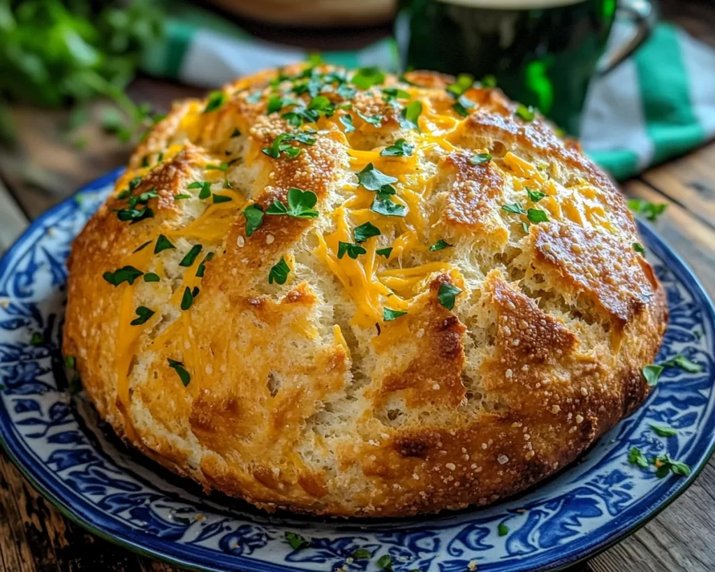 St Patrick’s Day Irish Cheddar Beer Bread