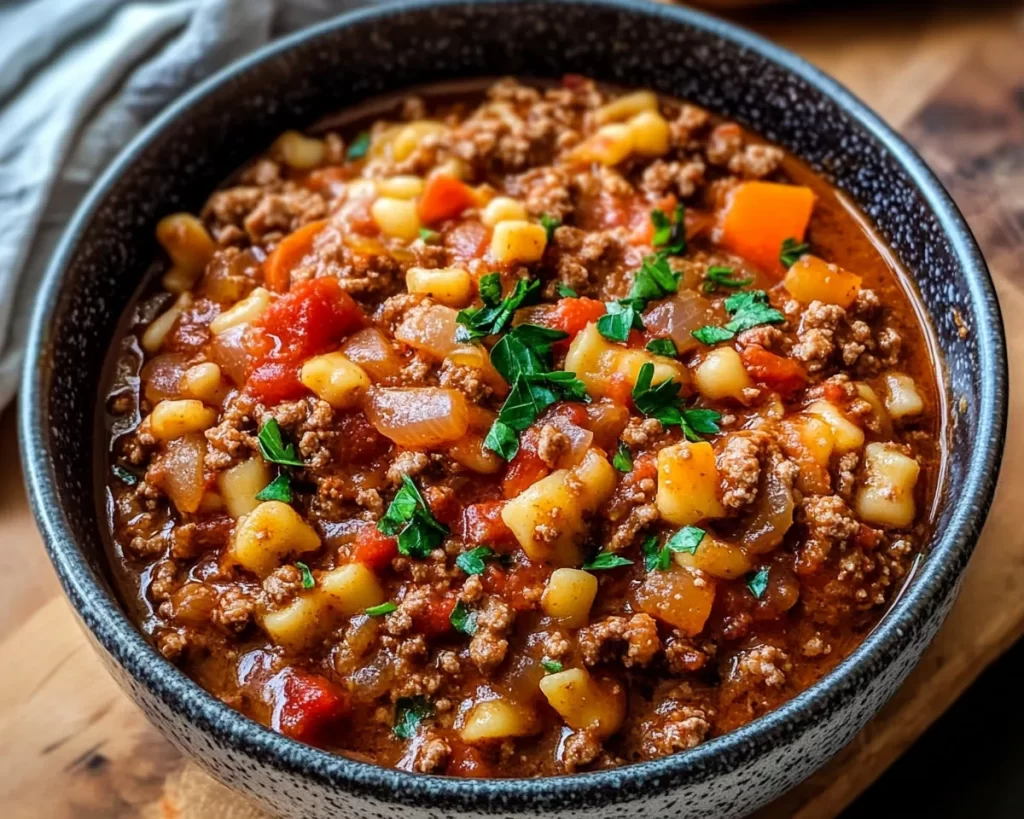 Comforting Ground Beef Goulash