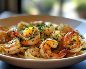 Spring Dinner Party Shrimp Scampi