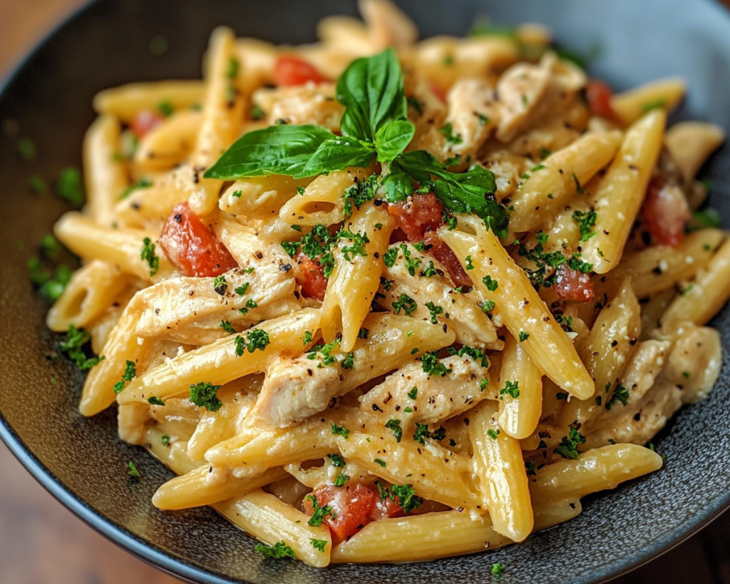 Creamy Chicken Penne Pasta
