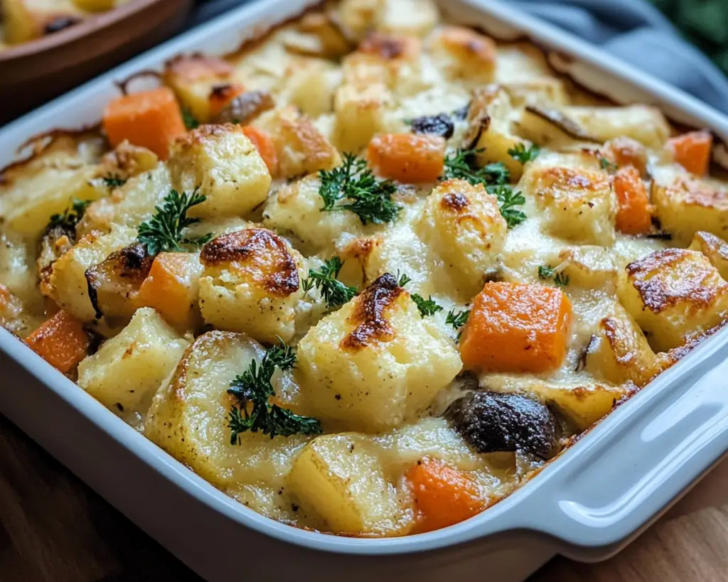 Cozy Creamy Winter Vegetable Casserole Recipe