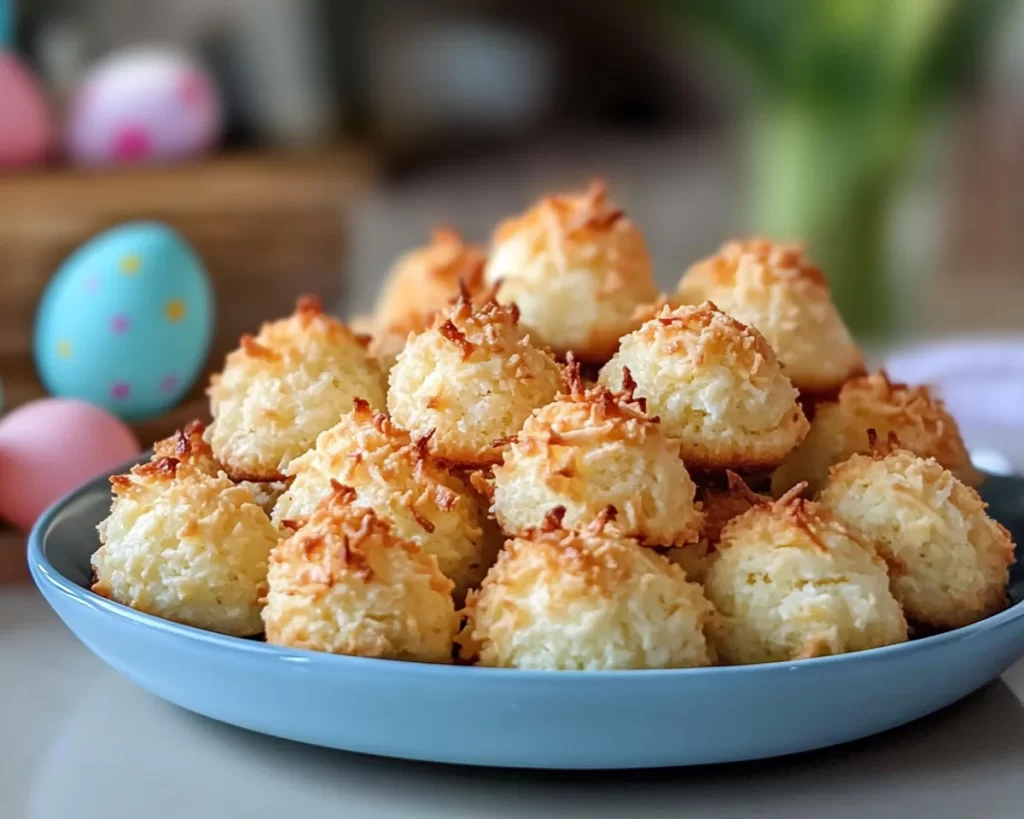 Easter Coconut Macaroons