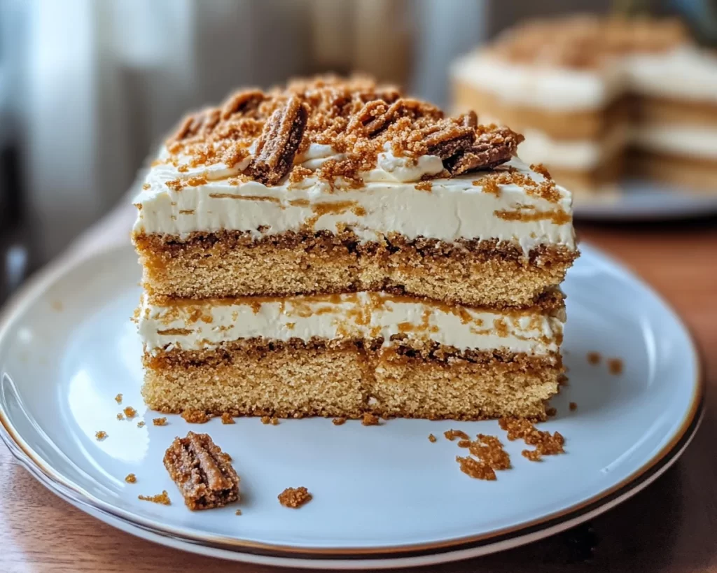 Decadent Biscoff Milk Cake Recipe