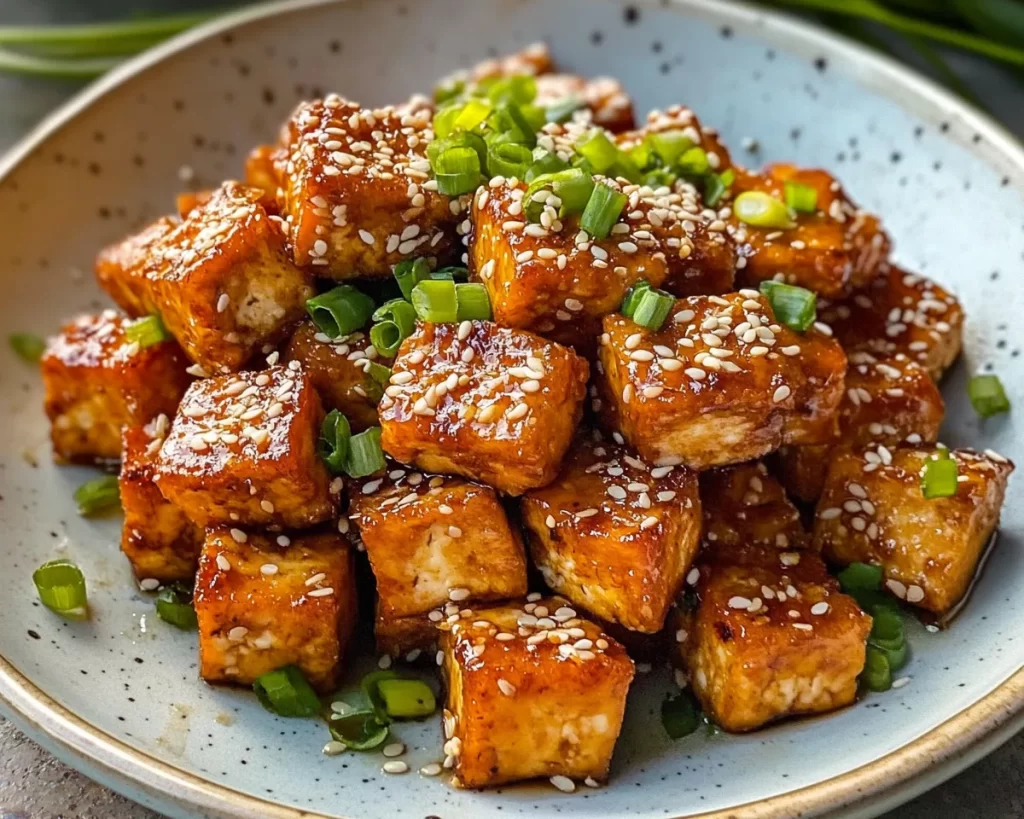 Sesame Crispy Sticky Tofu