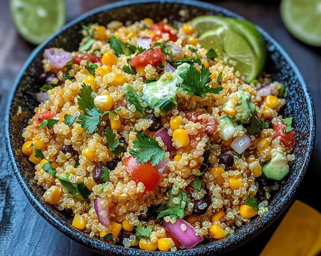 Delicious Mexican Street Corn Quinoa Salad