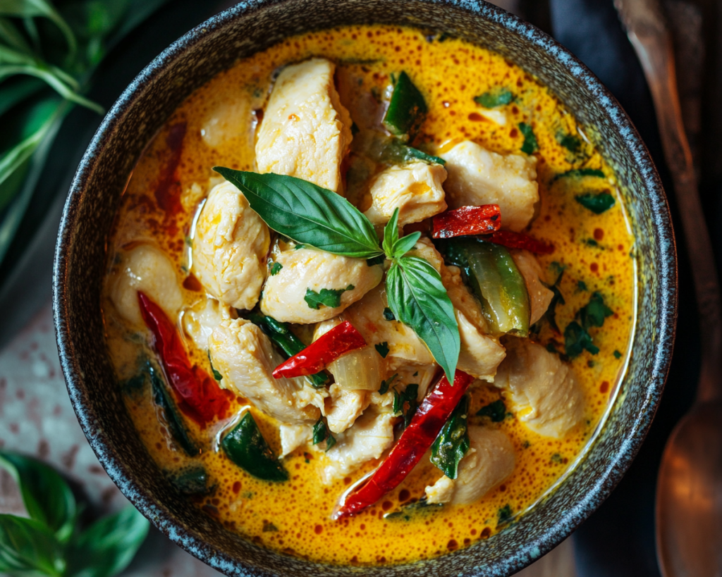 Easy Thai Yellow Curry Chicken (Creamy & Spicy)