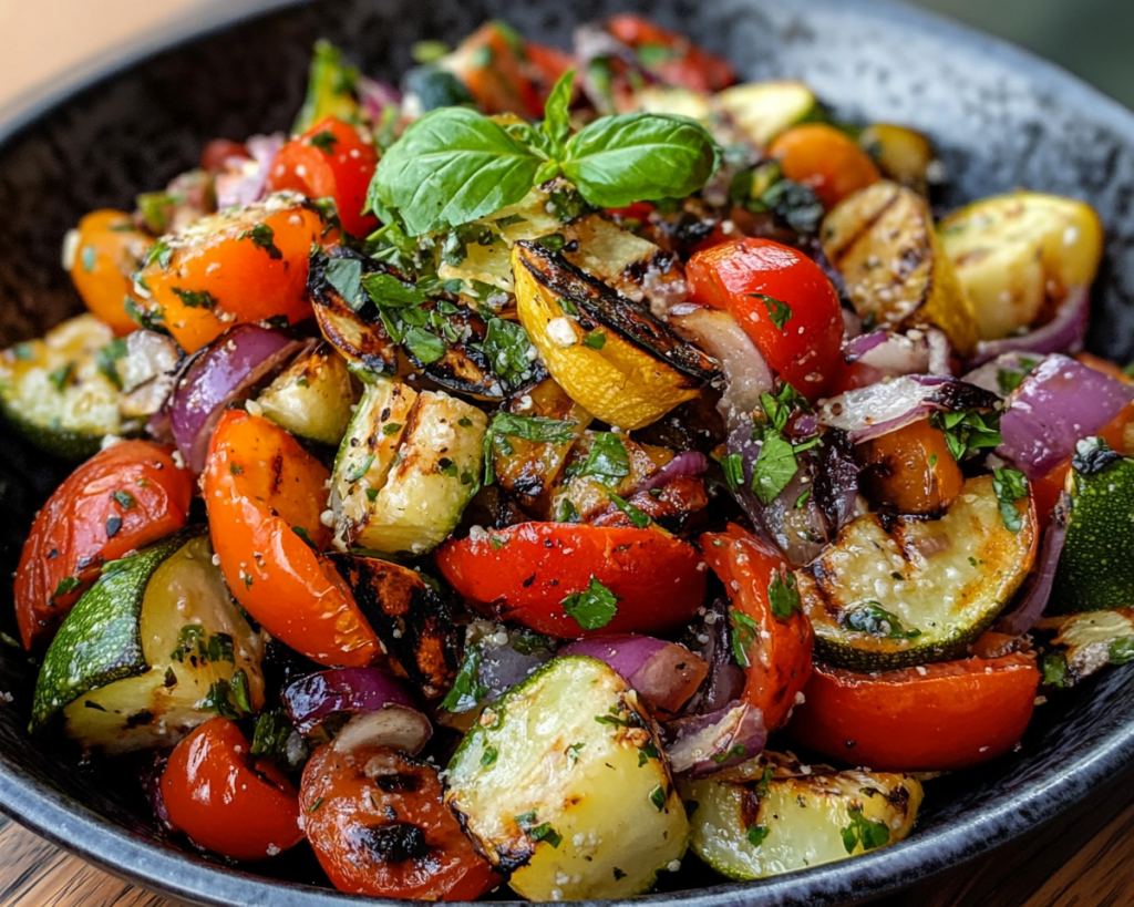 Mediterranean Grilled Vegetable Salad