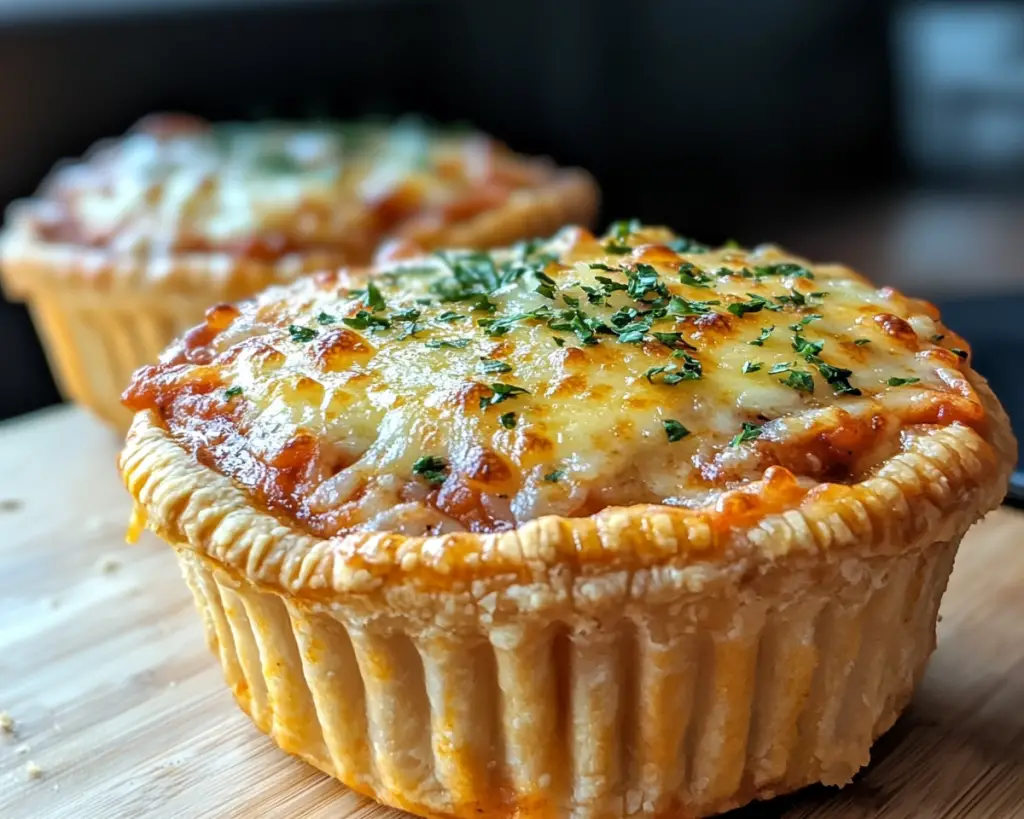 Cheesy Pizza Pot Pies (Easy Comfort Food Dinner)