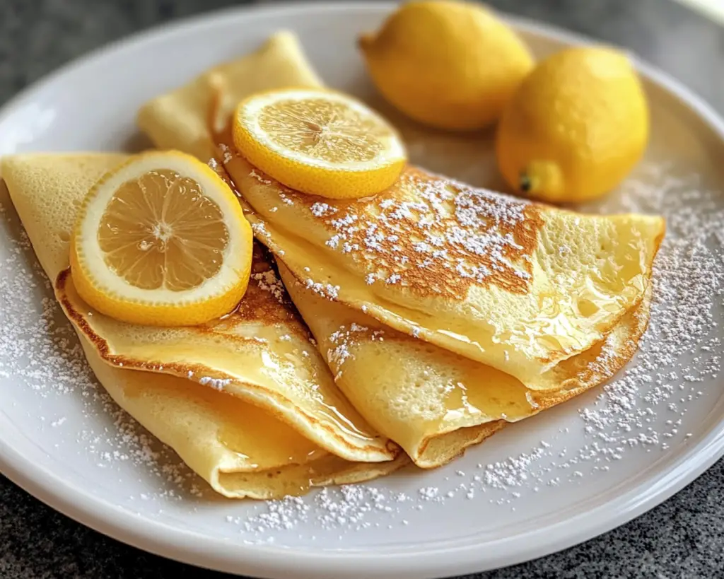 🍋 Quick Prep Lemon Curd Crepes (Citrus Breakfast or Dessert)