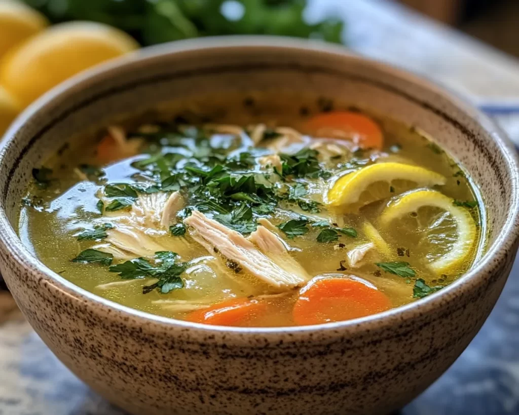 Spring Soup: Lemon Chicken Soup (Light Comfort)