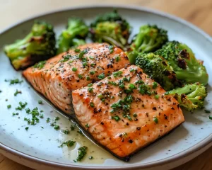 Spring Dinners: Honey Salmon with Roasted Broccoli