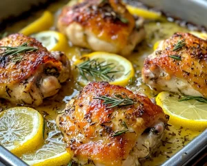 Summer Dinner Recipes: Lemon Herb Chicken Thighs