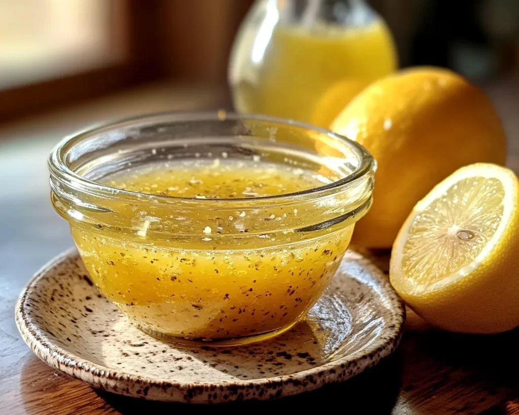 Lemon Vinegarette Dressing with Lemon Zest (Extra Bright)